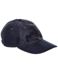 Palm Angels Curved Logo Corduroy Cap