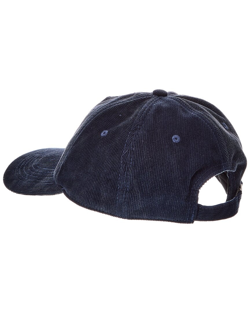 Palm Angels Curved Logo Corduroy Cap