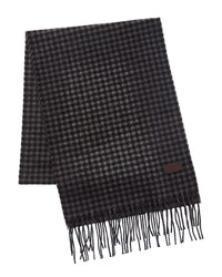 Hickey Freeman Gingham Cashmere Scarf