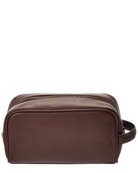 Brooks Brothers Natural Milled Textured Leather Travel Case