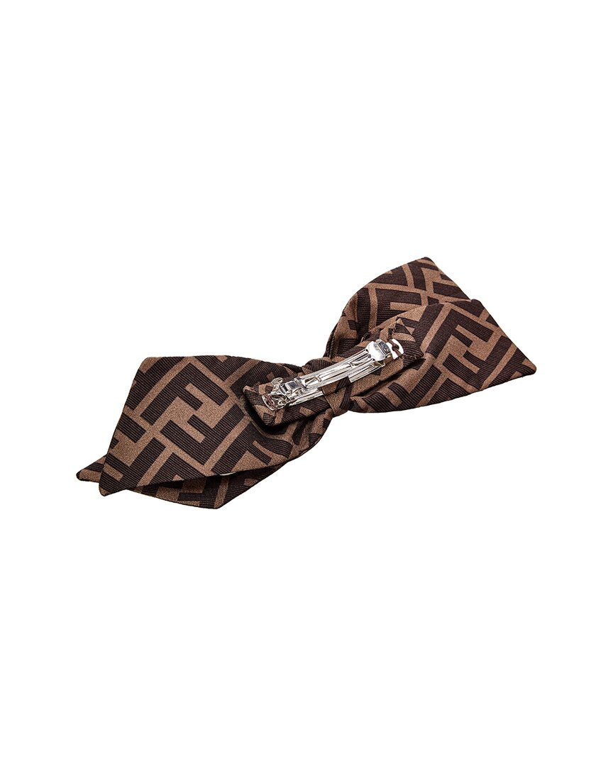 FENDI Fendi Ff Silk Hair Clip