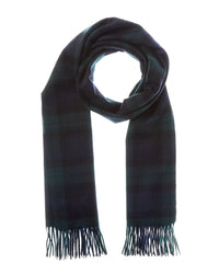 Brooks Brothers Wool & Cashmere-Blend Black Watch Scarf