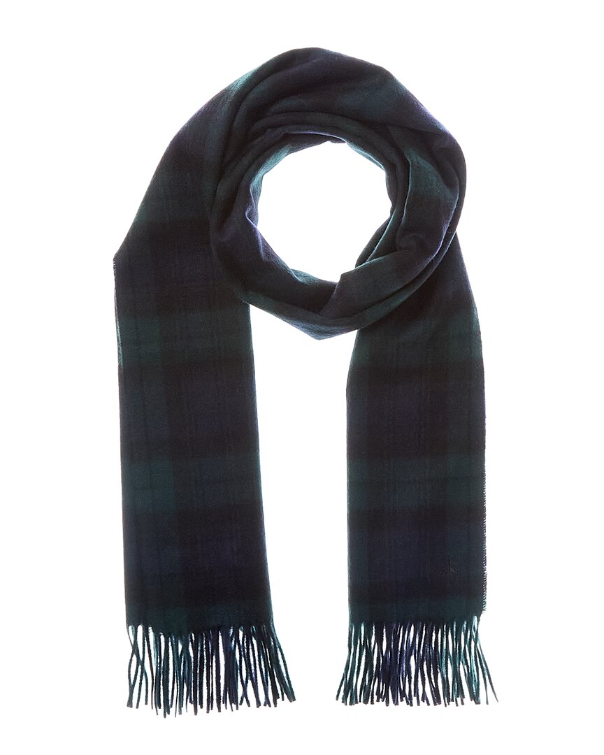 Brooks Brothers Wool & Cashmere-Blend Black Watch Scarf