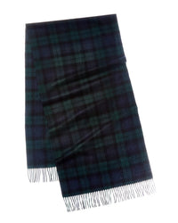 Brooks Brothers Wool & Cashmere-Blend Black Watch Scarf
