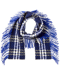 Burberry Check Wool Scarf