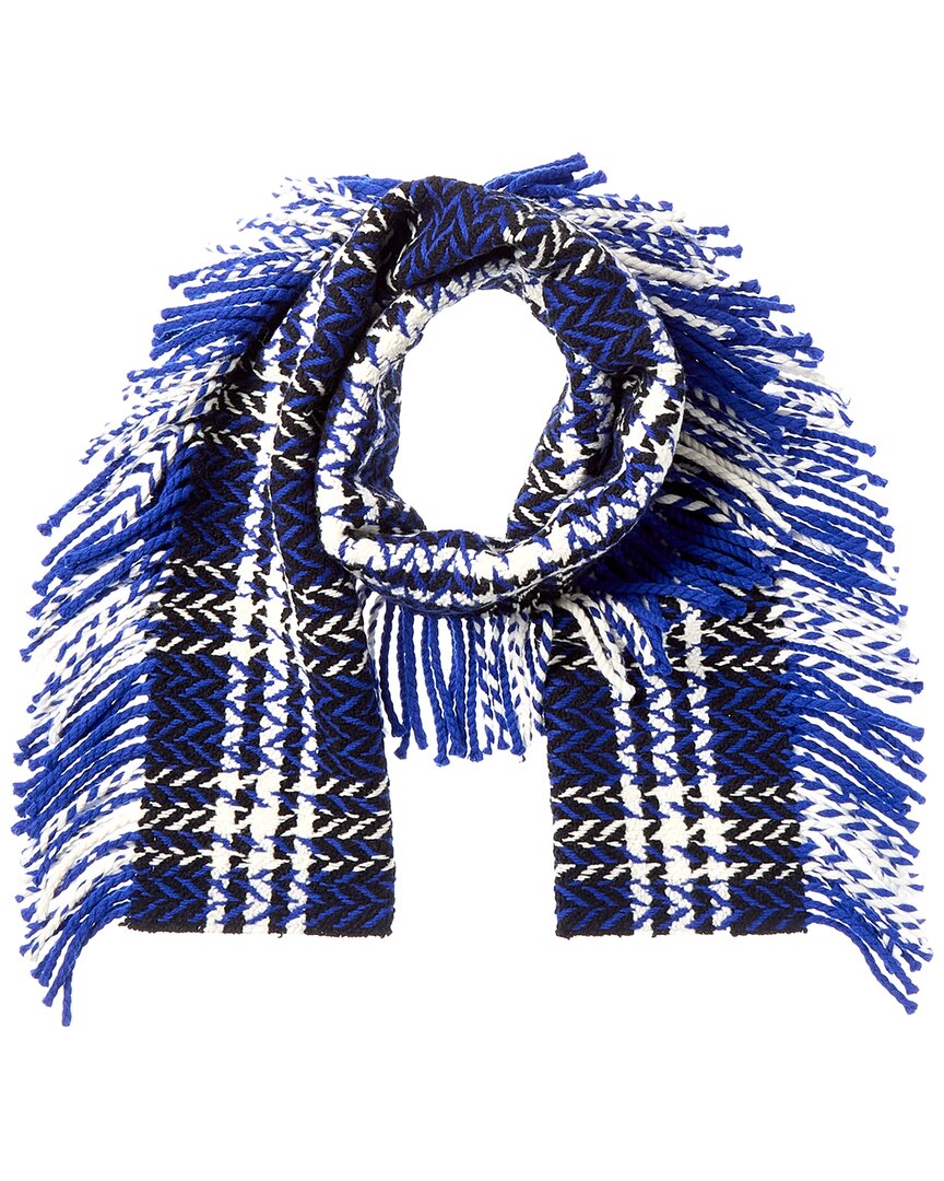 Burberry Check Wool Scarf