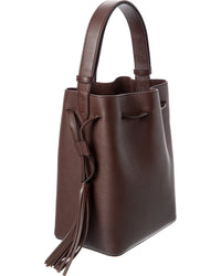 Valentino Vlogo Leather Bucket Bag