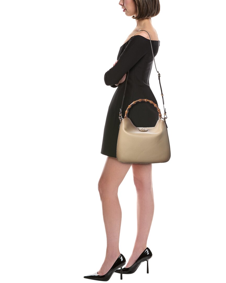 Gucci Diana Medium Leather Hobo Bag