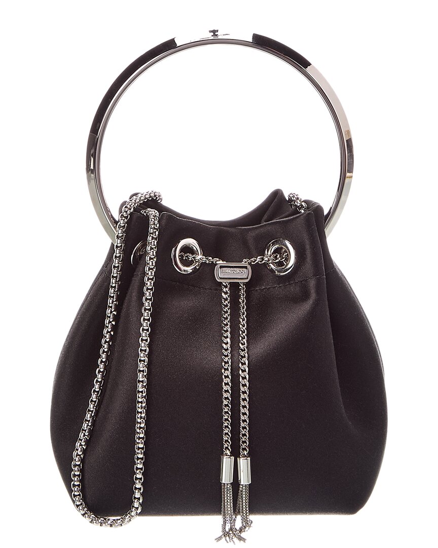 Jimmy Choo Jimmy Choo Bon Bon Satin Bucket Bag
