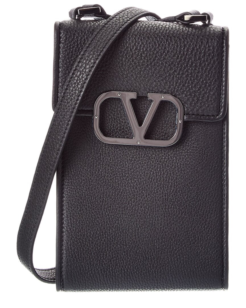 Valentino Valentino Vlogo Leather Smartphone Case