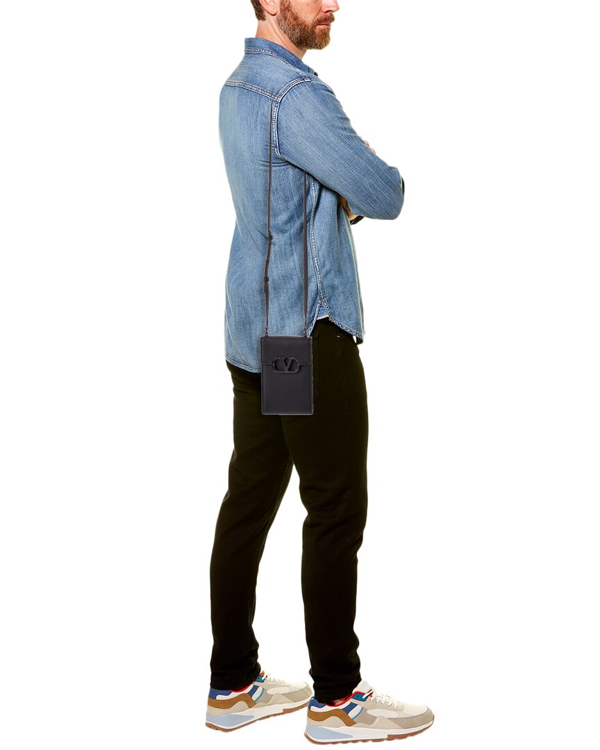 Valentino Valentino Vlogo Leather Smartphone Case