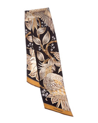 Ferragamo Ferragamo Parrot Print Silk Scarf