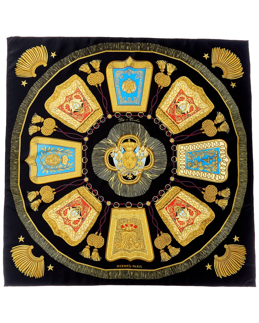 Hermès Poste Et Cavalerie Joachim Metz Silk Scarf (Authentic Pre-Loved)