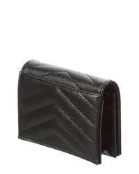 Saint Laurent Cassandre Leather Coin Purse