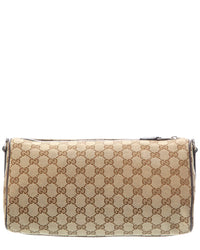 Gucci Gucci Small Gg Canvas Cylinder Bag