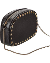 Valentino Rockstud Mini Grainy Leather Crossbody