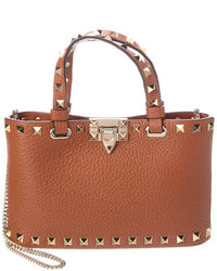 Valentino Valentino Rockstud Mini Leather Tote