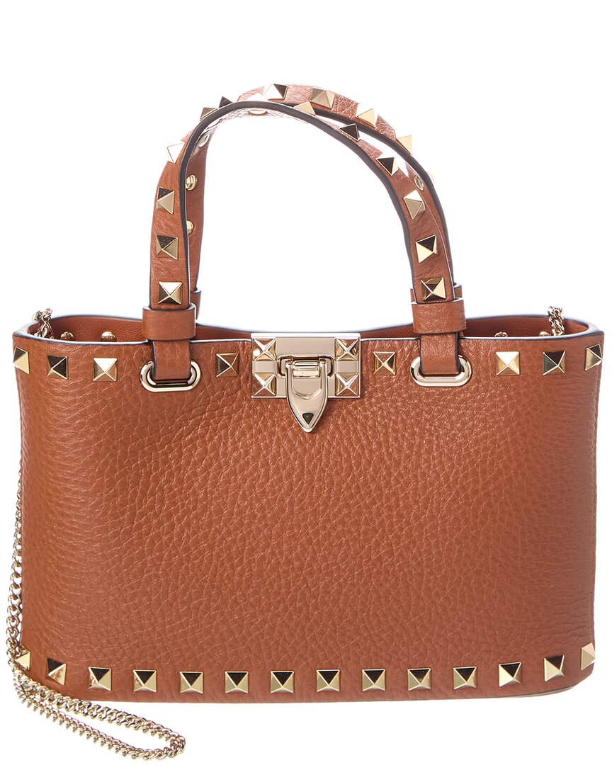 Valentino Valentino Rockstud Mini Leather Tote