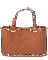 Valentino Valentino Rockstud Mini Leather Tote