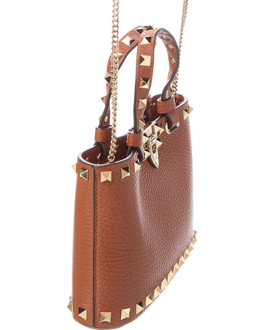 Valentino Valentino Rockstud Mini Leather Tote