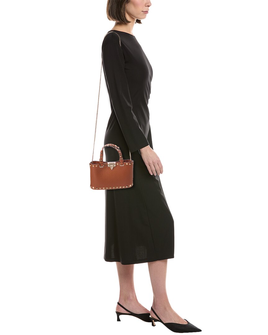 Valentino Valentino Rockstud Mini Leather Tote