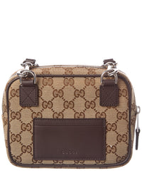 Gucci Gg Canvas & Leather Crossbody