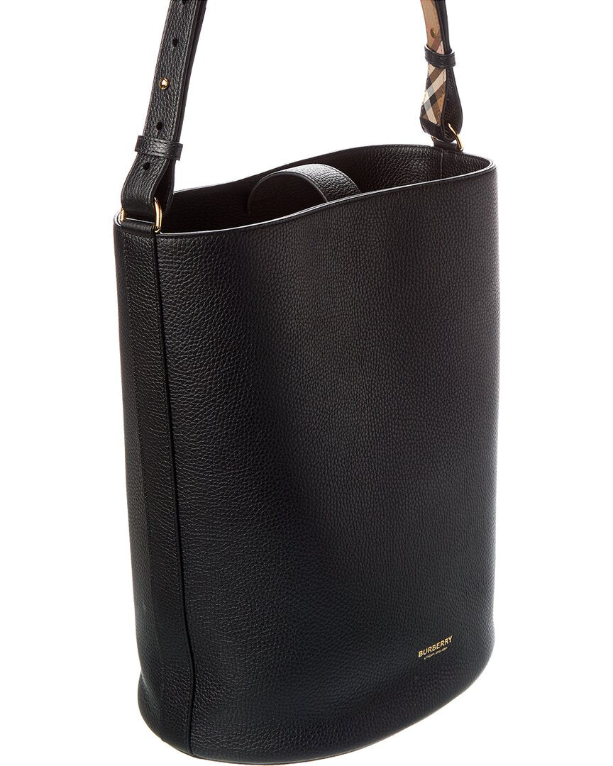 Burberry Leather Bucket Bag – Bluefly