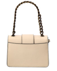 Moschino Padlock Detail Large Leather Crossbody