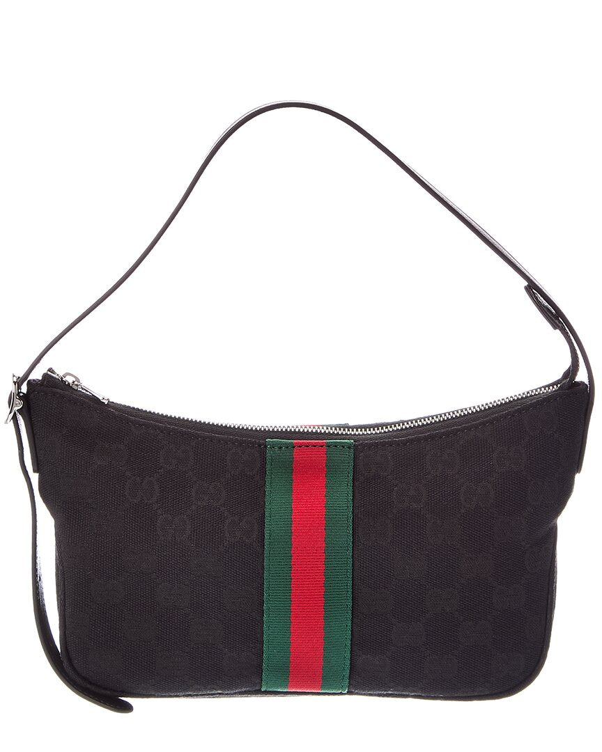 Gucci Gucci Canvas Shoulder Bag