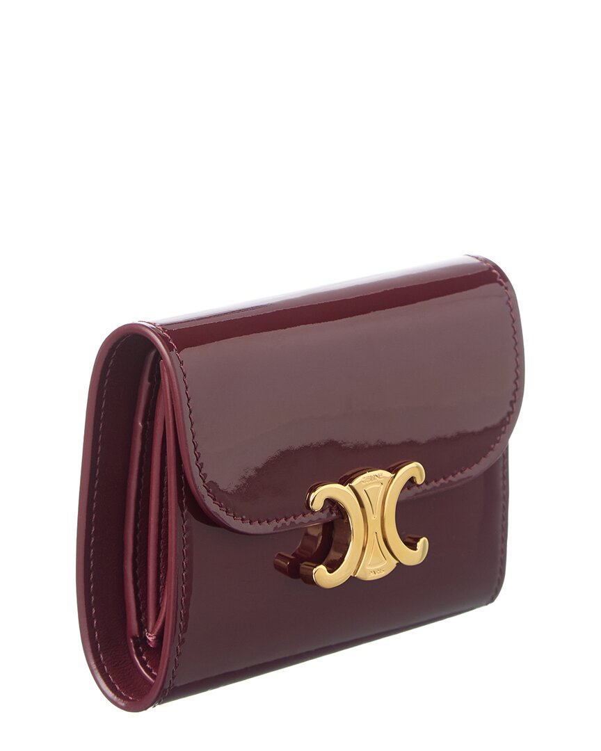 Celine Troimphe Small Patent Wallet