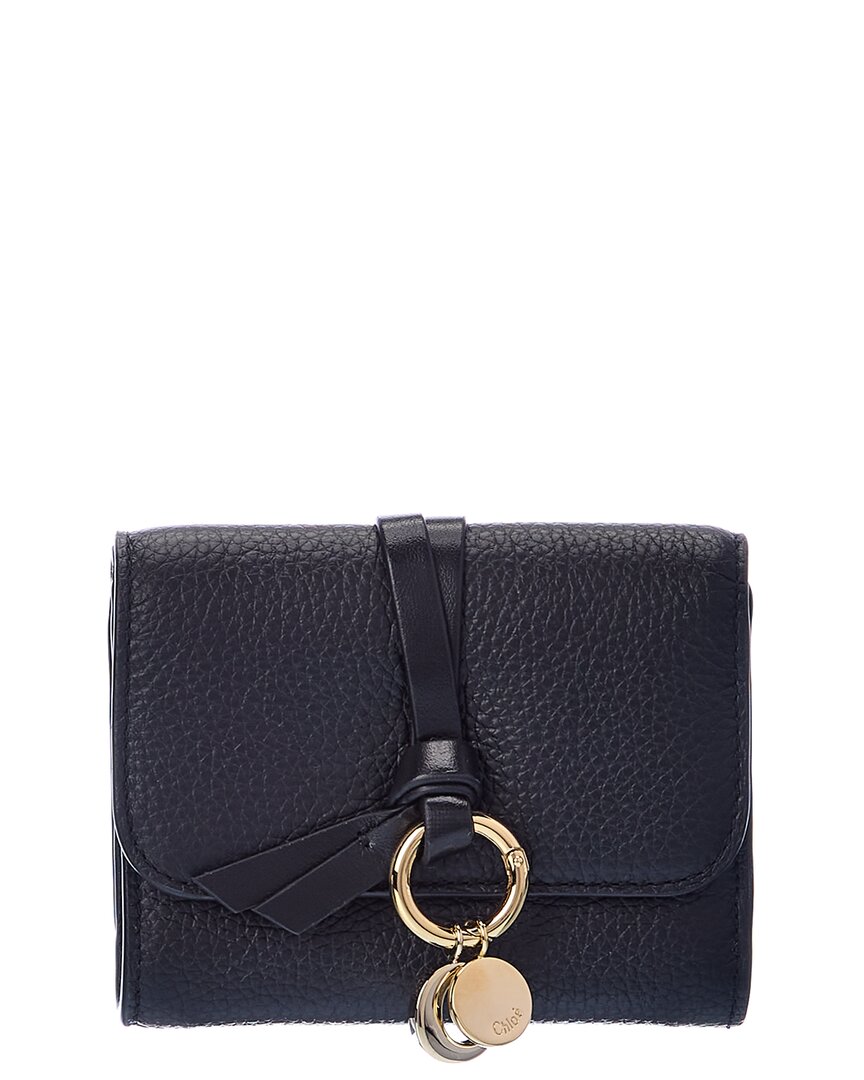 Chloé Chloé Alphabet Leather French Wallet