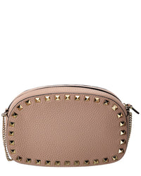 Valentino Rockstud Mini Grainy Leather Crossbody