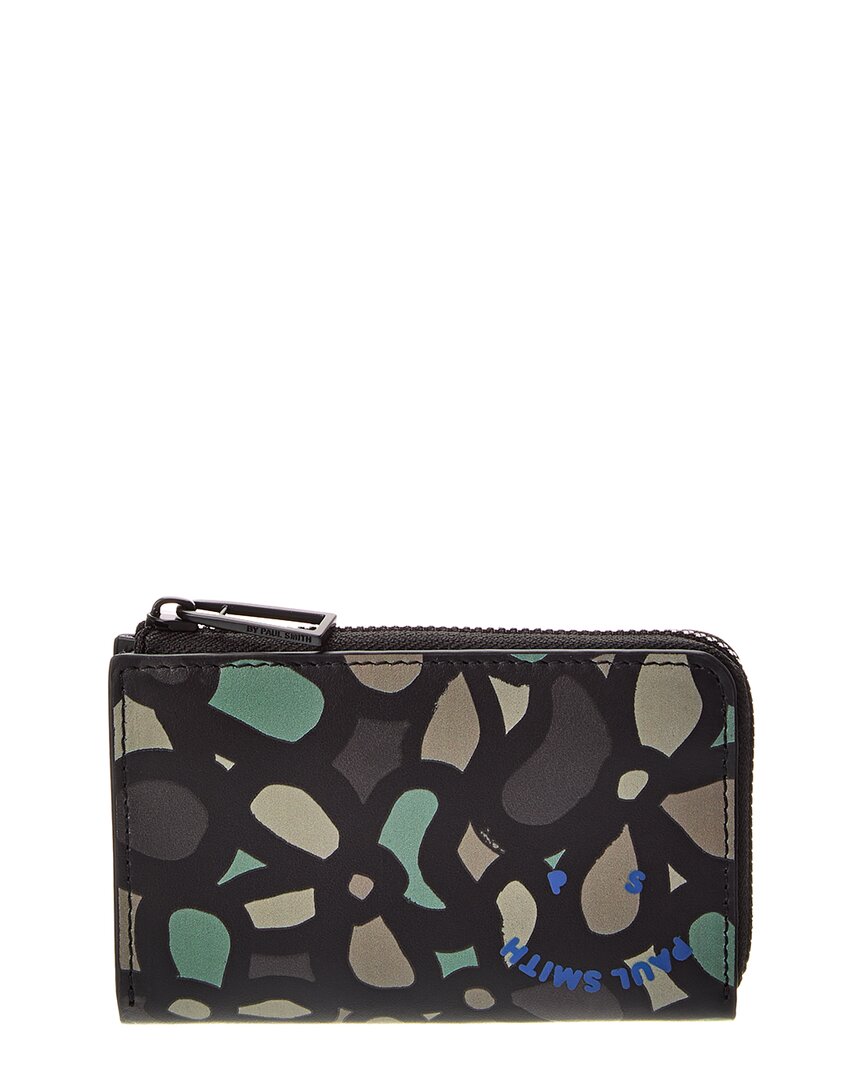 Ps Paul Smith Zip Leather Wallet