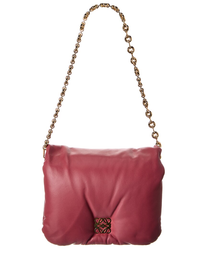 Loewe Goya Puffer Leather Shoulder Bag
