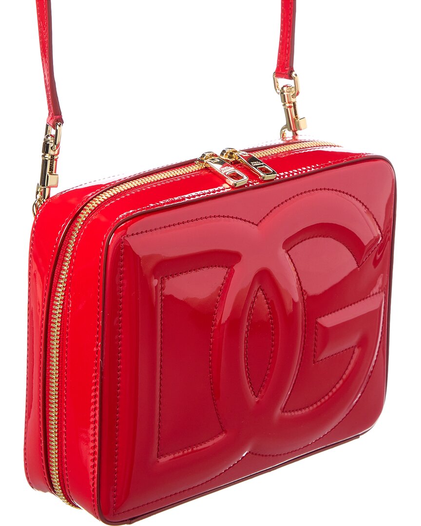 Dolce & Gabbana Dolce & Gabbana Dg Medium Patent Camera Bag