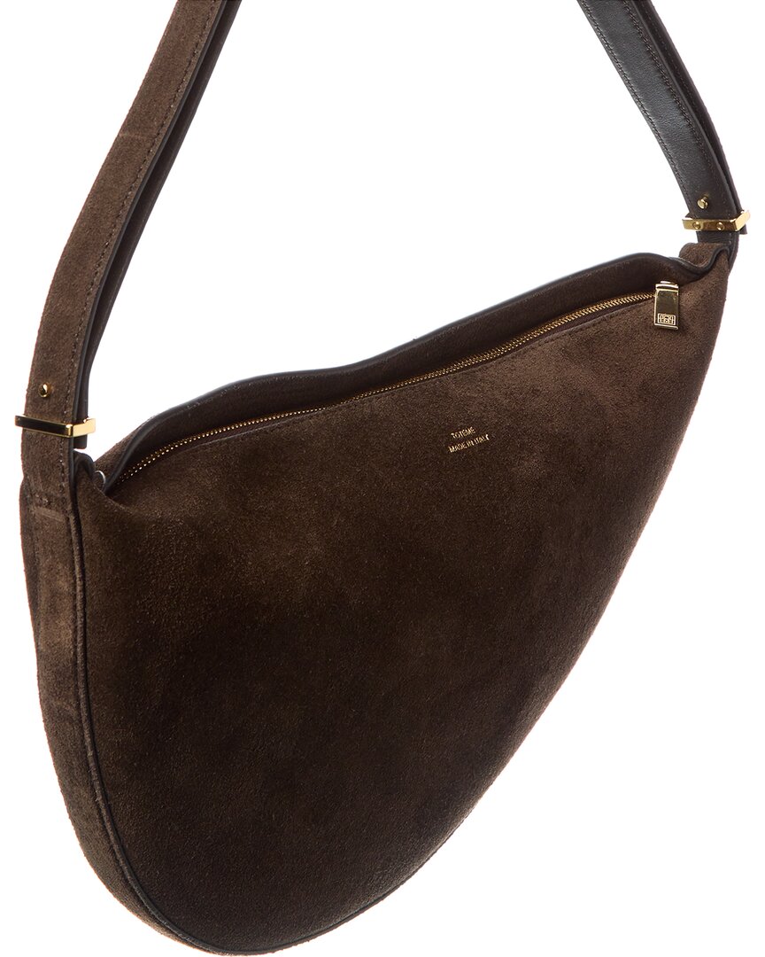 Toteme Scooped Suede Shoulder Bag