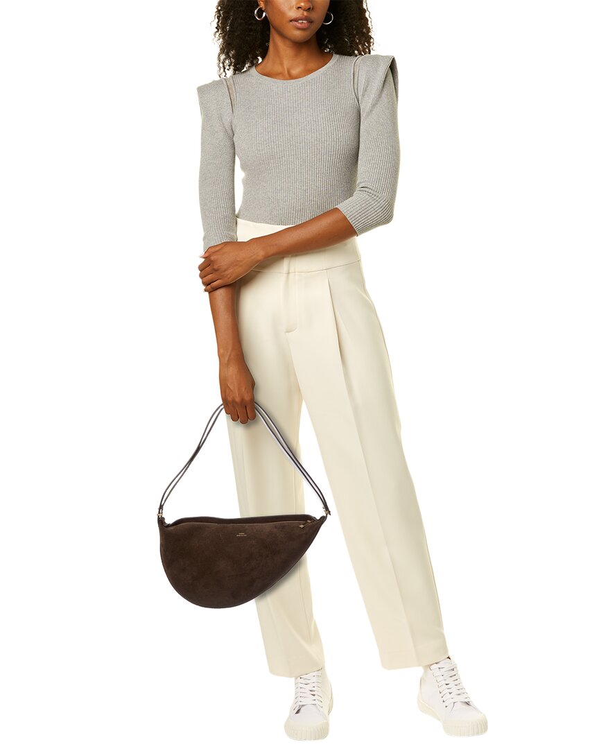 Toteme Scooped Suede Shoulder Bag