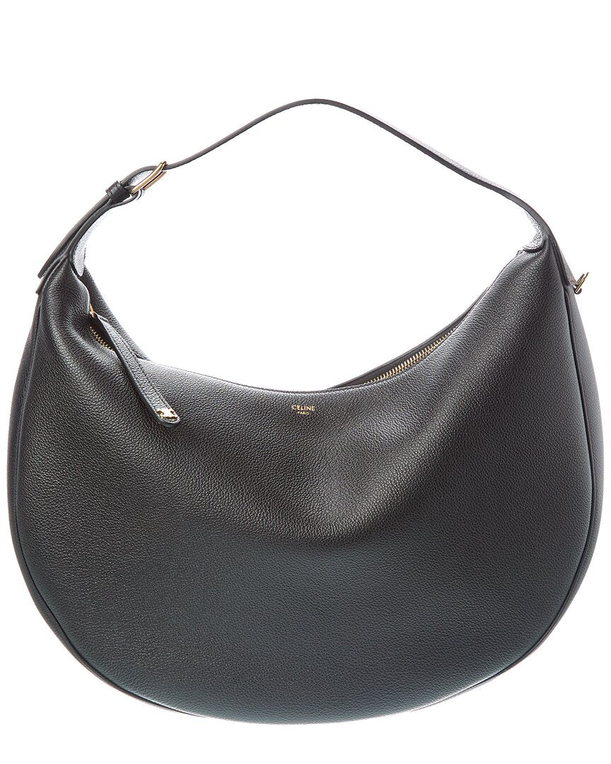 CELINE Celine Lulu Large Leather Hobo Bag