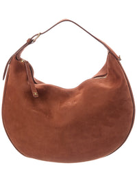 CELINE Celine Lulu Large Suede Hobo Bag