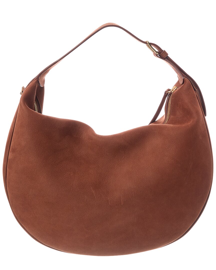 CELINE Celine Lulu Large Suede Hobo Bag