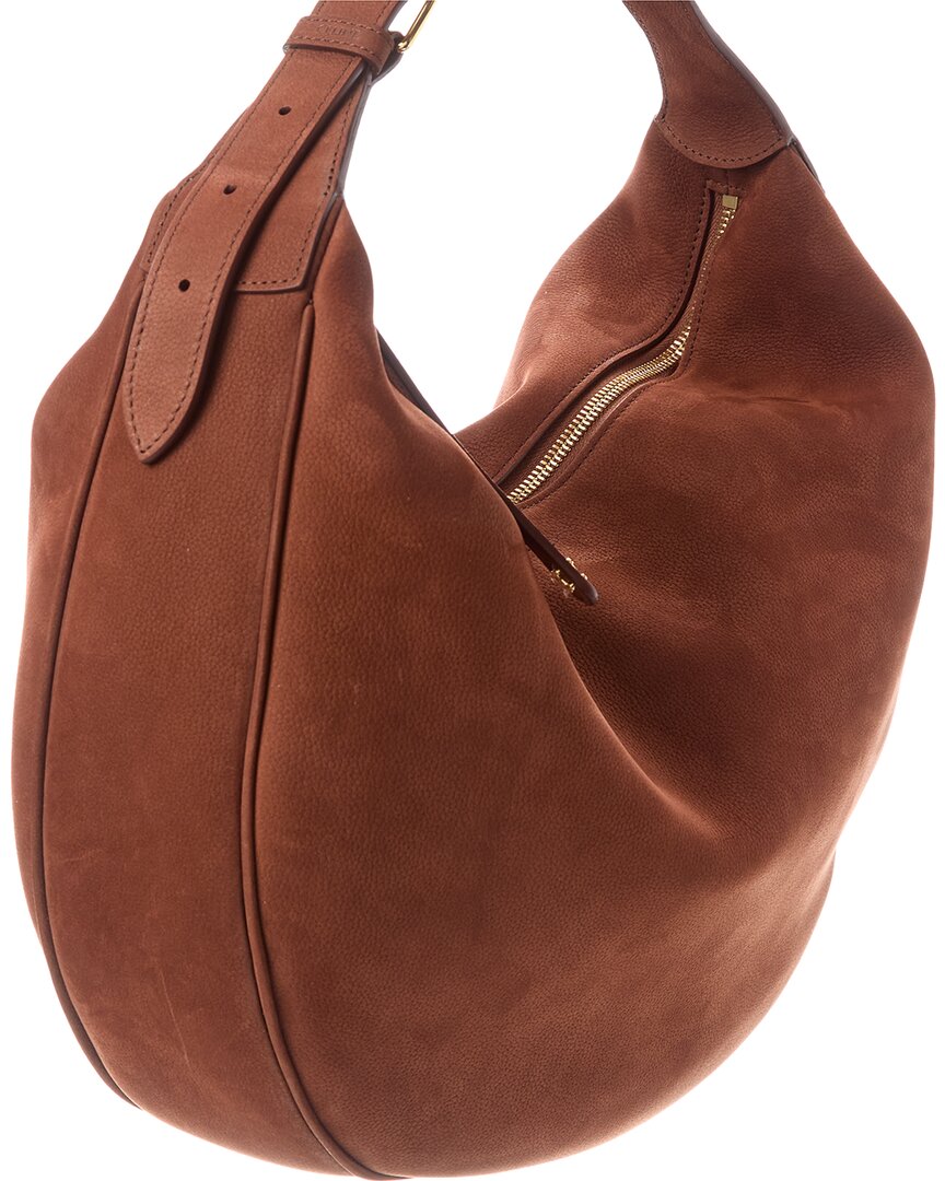 CELINE Celine Lulu Large Suede Hobo Bag