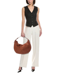 CELINE Celine Lulu Large Suede Hobo Bag