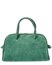 Jacquemus The Turismo Small Croc-Embossed Suede Shoulder Bag