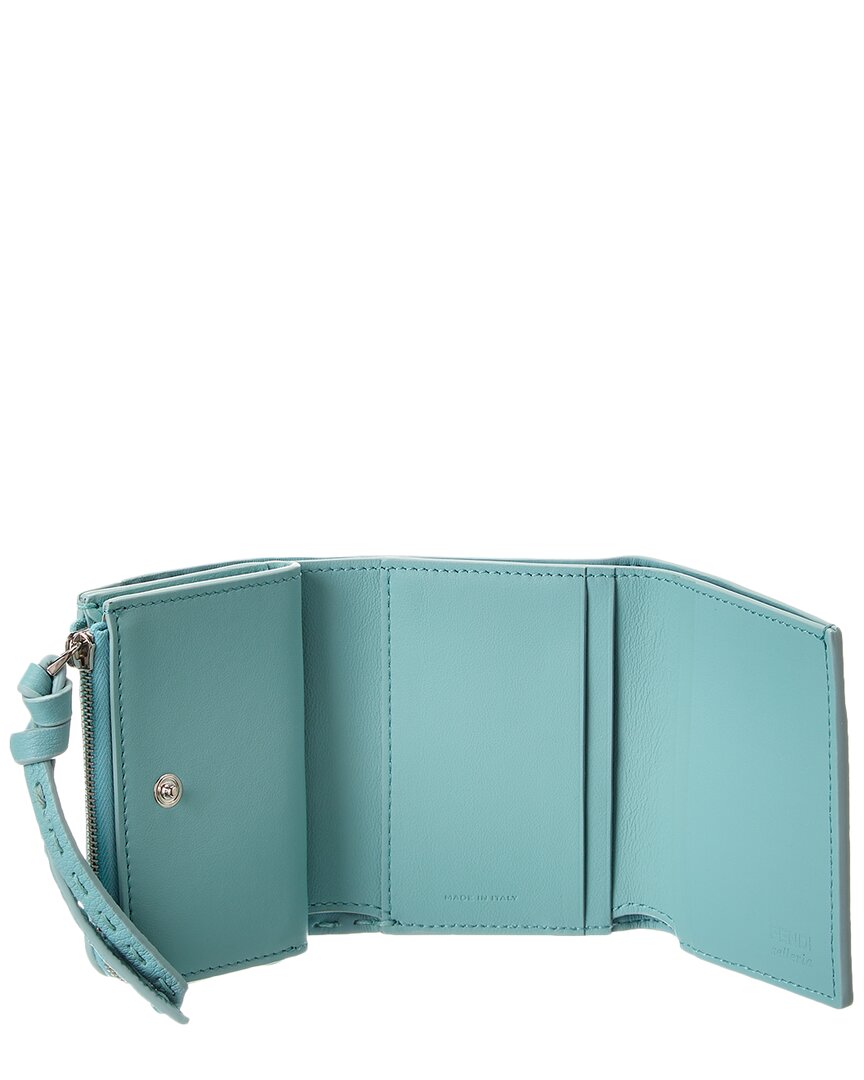 ★FENDI★Peekaboo Micro Trifold Wallet Peekaboo Micro Trifold Cuoio Romano leather Pink | Fendi