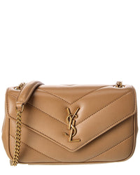 Saint Laurent Saint Laurent Loulou Mini Leather Shoulder Bag