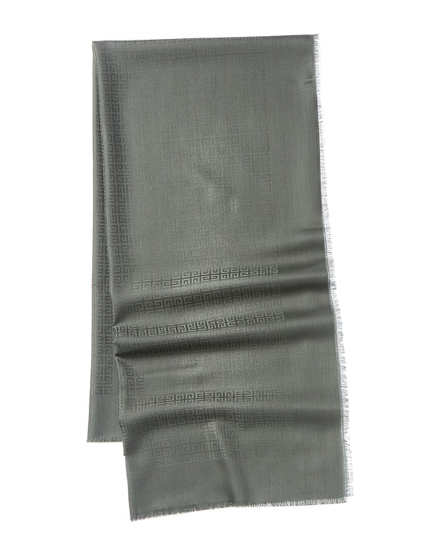 Givenchy 4G Square Large Wool & Silk-Blend Scarf