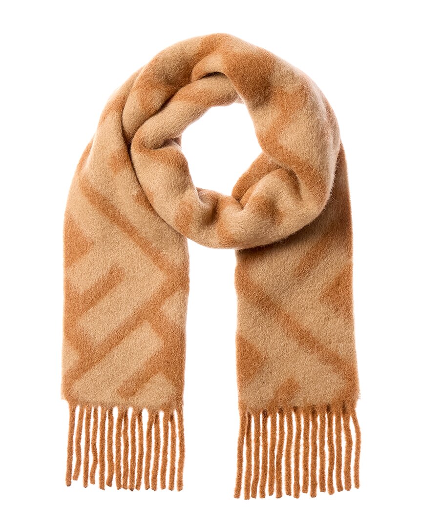 FENDI Fendi Ff Alpaca & Wool-Blend Scarf