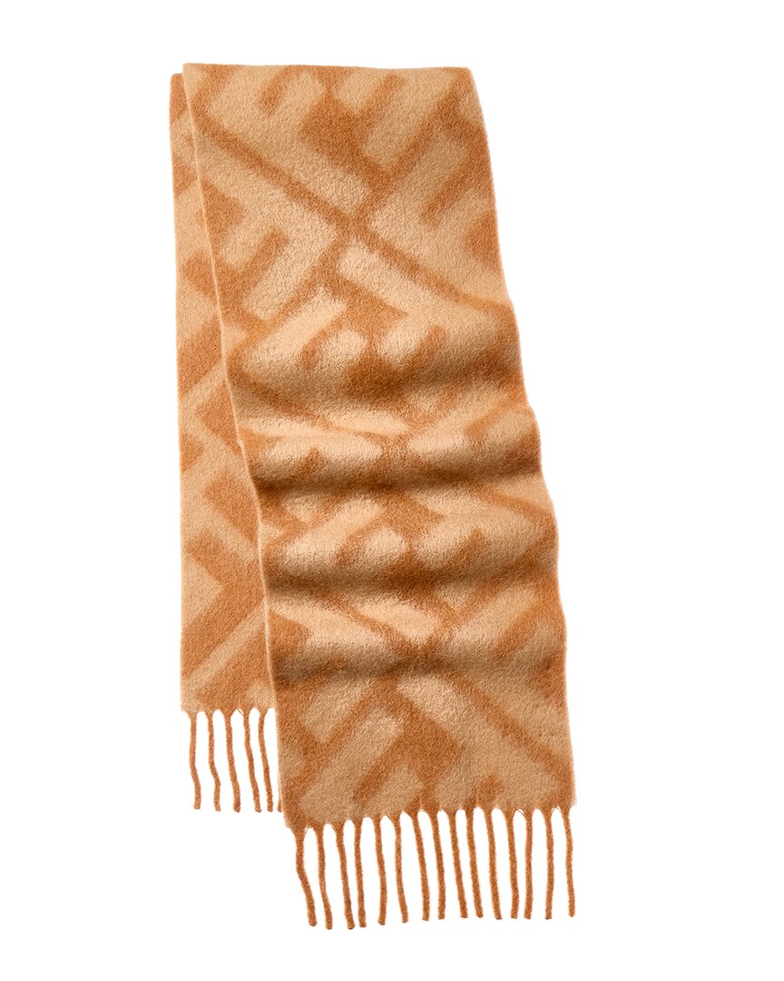FENDI Fendi Ff Alpaca & Wool-Blend Scarf