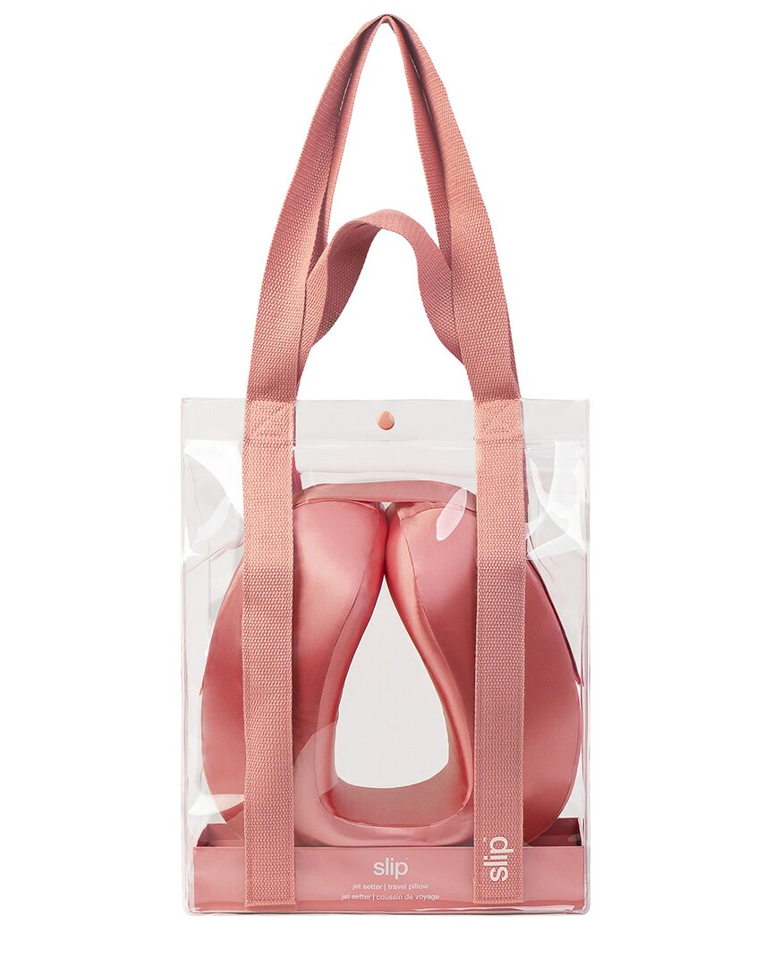 Slip® Pure Silk Jet Setter Travel Pillow - Blush