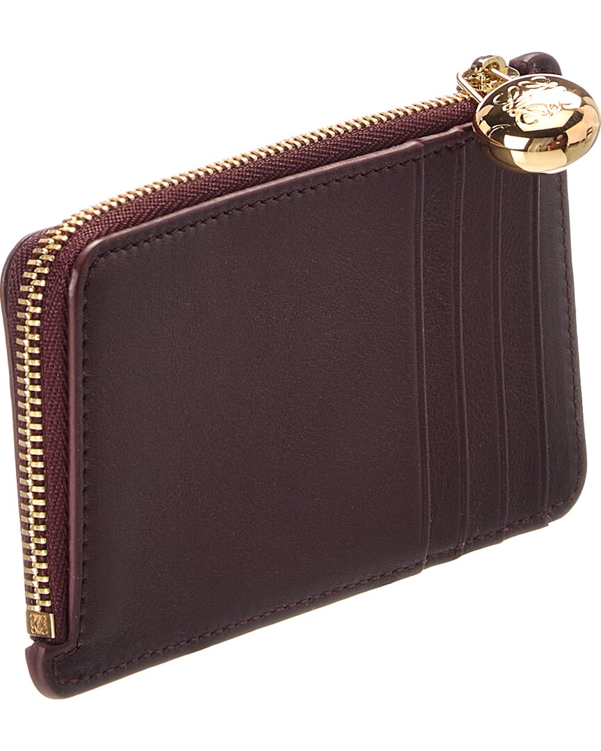 Loewe Loewe Pebble Coin Leather Card Holder